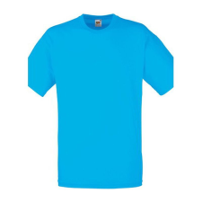 Fruit of the Loom F02 kereknyakú, rövid ujjú póló VALUEWEIGHT T, Azure férfi póló