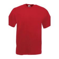 Fruit of the Loom F02 kereknyakú, rövid ujjú póló VALUEWEIGHT T, Brick - 2XL férfi póló