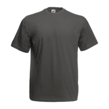 Fruit of the Loom F02 kereknyakú, rövid ujjú póló VALUEWEIGHT T, Light Graphite férfi póló