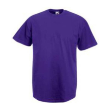 Fruit of the Loom F02 kereknyakú, rövid ujjú póló VALUEWEIGHT T, Purple - L férfi póló