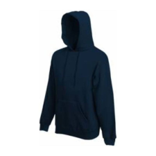 Fruit of the Loom F44 kapucnis pulóver, HOODED SWEAT, Deep Navy - L férfi pulóver, kardigán