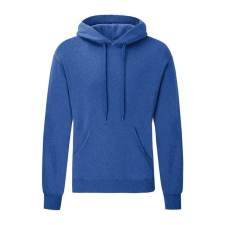 Fruit of the Loom F44 kapucnis pulóver, HOODED SWEAT, Heather Royal - L férfi pulóver, kardigán