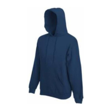 Fruit of the Loom F44 kapucnis pulóver, HOODED SWEAT, Navy férfi pulóver, kardigán