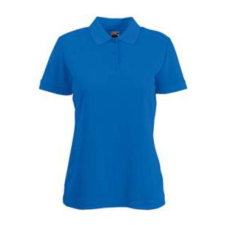 Fruit of the Loom F68 galléros Női póló LADY-FIT 65/35 POLO, Royal Blue női póló