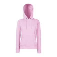 Fruit of the Loom F81 kapucnis Női pulóver, LADY-FIT HOODED SWEAT, Light Pink - M