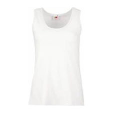 Fruit of the Loom FN02 ujjatlan Női póló LADY FIT VALUEWEIGHT VEST, White női póló