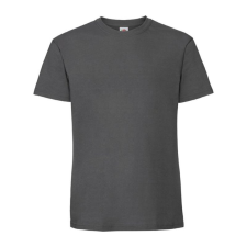 Fruit of the Loom FN55 kereknyakú póló, ICONIC 195 CLASSIC T, Light Graphite férfi póló