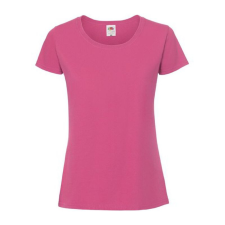 Fruit of the Loom FN56 kereknyakú Női póló, LADIES 195 ICONIC T, Fuchsia női póló