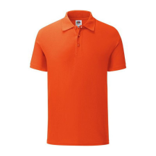 Fruit of the Loom FN66 galléros póló, ICONIC POLO, Flame Red - L férfi póló
