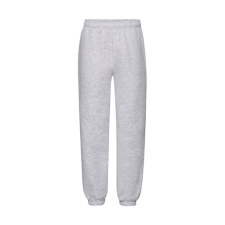 Fruit of the Loom Gyerek Tréningnadrág Hosszú Fruit of the Loom Premium Elasticated Cuff Jog Pants Kids - 128 (7-8), Heather szürke gyerek nadrág