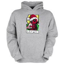 Fruit of the Loom Karácsonyi sapkás deadpool - Gyerek Kapucnis Pulóver gyerek pulóver, kardigán
