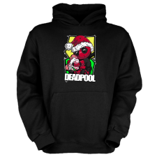 Fruit of the Loom Karácsonyi sapkás deadpool - Gyerek Kapucnis Pulóver gyerek pulóver, kardigán