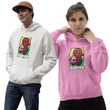 Fruit of the Loom, Kariban Cuki Deadpool - Unisex Pulóver női pulóver, kardigán