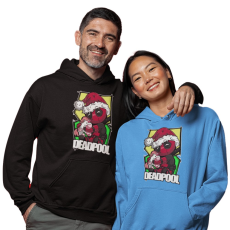 Fruit of the Loom, Kariban Cuki Deadpool - Unixes Kapucnis Pulóver