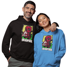 Fruit of the Loom, Kariban Cuki Deadpool - Unixes Kapucnis Pulóver