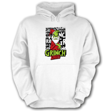 Fruit of the Loom, Kariban Grinch xmas - Unisex Kapucnis Pulóver női pulóver, kardigán