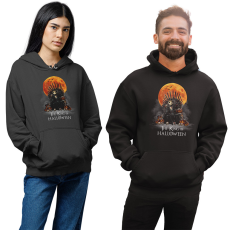 Fruit of the Loom, Kariban Halloween királya - Unisex Kapucnis Pulóver