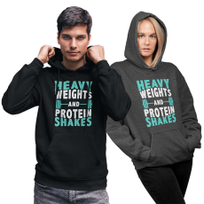 Fruit of the Loom, Kariban Heavy weights and protein shakes - Unisex Pulóver