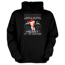 Fruit of the Loom, Kariban Joe Biden (Sleepy Joe) - Unisex Kapucnis Pulóver