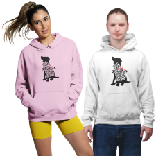 Fruit of the Loom, Kariban Life is better with dogs (2féle) - Unisex Pulóver női pulóver, kardigán