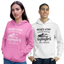 Fruit of the Loom, Kariban Nehéz utak, gyönyörű célok - Unisex Pulóver női pulóver, kardigán