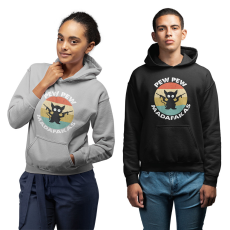 Fruit of the Loom, Kariban Pew-Pew Madafakas (28 féle) - Unisex Pulóver