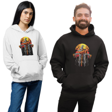 Fruit of the Loom, Kariban Temetői Madárijesztő - Unisex Kapucnis Pulóver