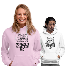 Fruit of the Loom, Kariban You gotta be kitten me - Unisex Pulóver női pulóver, kardigán