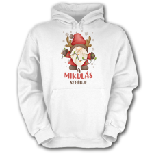 Fruit of the Loom Mikulás segédje - Unisex Kapucnis Pulóver női pulóver, kardigán