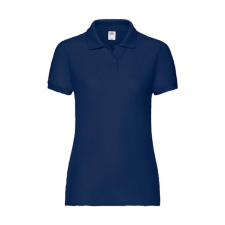 Fruit of the Loom Női Galléros póló Rövid ujjú Fruit of the Loom 65/35 Polo Lady-Fit - L, Sötétkék (navy) női póló