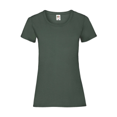 Fruit of the Loom Női póló Csapott ujjú Fruit of the Loom Valueweight T Lady-Fit - 2XL (18), Sötétzöld