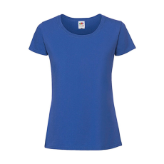 Fruit of the Loom Női póló Rövid ujjú Fruit of the Loom Lady-Fit Ringspun Premium T - 2XL, Királykék