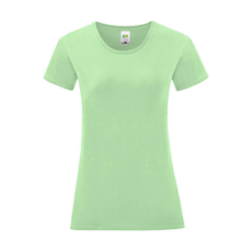 Fruit of the Loom Női rövid ujjú póló Fruit of the Loom Ladies' Iconic 150 T -2XL, Neomint