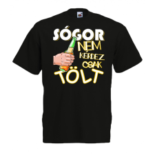 Fruit of the Loom Sógor nem kérdez csak tölt, sörös férfi póló