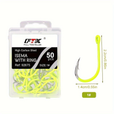  FTK 50db rozsdamentes acél horgok horog