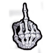  Fuck You csontvázkéz hátfelvarró, nagyméretű ajándéktárgy