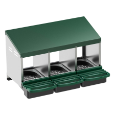 Fudajo falra szerelhető tojófészek gyűjtőtálcával 27x52x48 cm haszonállat felszerelés