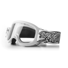 Fuel Racing Division motocross szemüveg fekete-fehér motoros szemüveg
