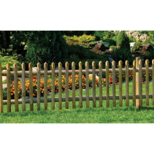  Függőleges impregnált kerítés 250 cm x 80 cm barna kerti bútor