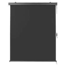  Függőleges napellenző, UV -ellenálló védelem, térmegtakarító kialakítás, fekete kerti bútor