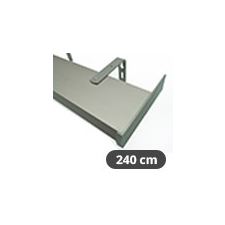 Függöny Center Alumínium sín, egybeöntött előlapos, kétsoros -240cm, szálcsisz. mobiltelefon előlap