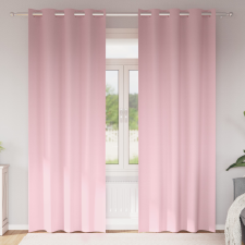  Függönyök 2 pcs Baba rózsaszín 245 x 140 cm Poliészter lakástextília