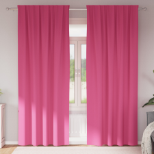  Függönyök 2 pcs Fényes rózsaszín 225 x 140 cm Poliészter lakástextília