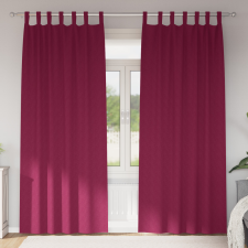 Függönyök függönyökkel 2 pcs Bordó 245 x 140 cm Poliészter lakástextília