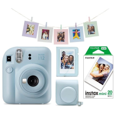 Fujifilm Instax Mini 12 Blue + Mini 12 ACC kit + 2× 10 film fényképező