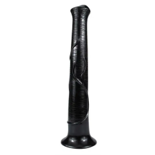 FUKR Big Horse – prémium fekete dildó 38 x 6 cm műpénisz, dildó