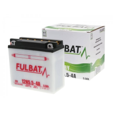 Fulbat 12N5.5-4A DRY száraz akkumulátor + savcsomag autó akkumulátor