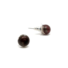 Fülbevaló golyó kvarc tibeti 11-12mm fülbevaló