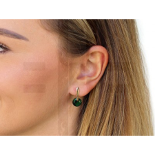  Fülbevaló rozsdamentes acélból csiszolt kövekkel fülbevaló