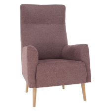  Füles fotel, fáradt rózsaszín/tölgy, SAMY bútor